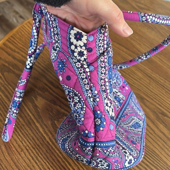 Vera Bradley Angle Tote Boysenberry - Picture 10 of 11